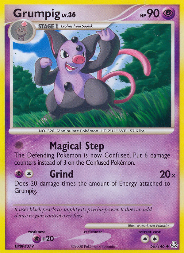 Grumpig (56/146) [Diamond & Pearl: Legends Awakened] | Jomio and Rueliete's Cards and Comics