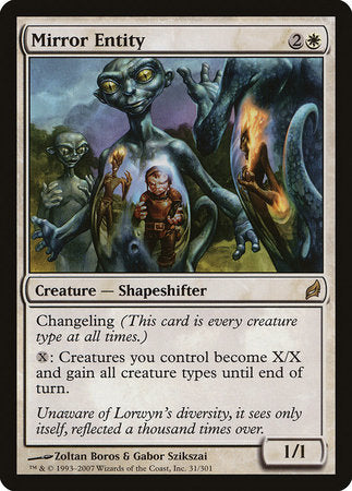 Mirror Entity [Lorwyn] | Jomio and Rueliete's Cards and Comics