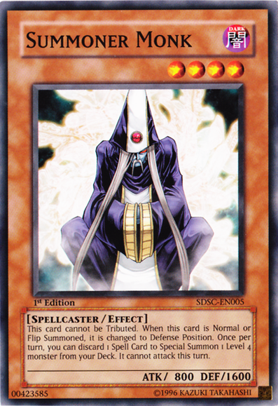 Summoner Monk [SDSC-EN005] Common | Jomio and Rueliete's Cards and Comics