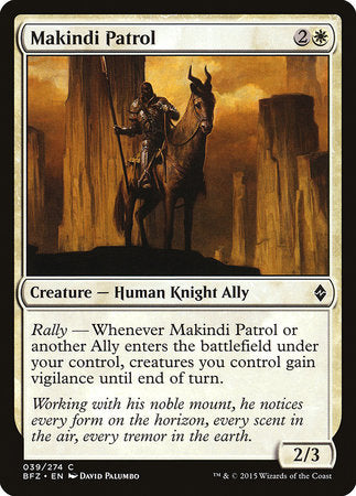 Makindi Patrol [Battle for Zendikar] | Jomio and Rueliete's Cards and Comics