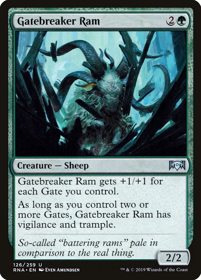 Gatebreaker Ram [Ravnica Allegiance] | Jomio and Rueliete's Cards and Comics