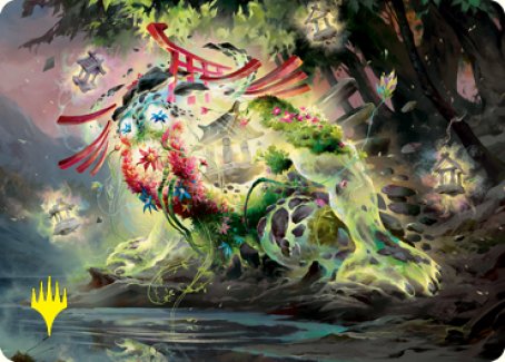 Go-Shintai of Life's Origin Art Card (Gold-Stamped Signature) [Kamigawa: Neon Dynasty Art Series] | Jomio and Rueliete's Cards and Comics