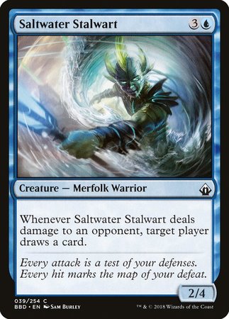 Saltwater Stalwart [Battlebond] | Jomio and Rueliete's Cards and Comics