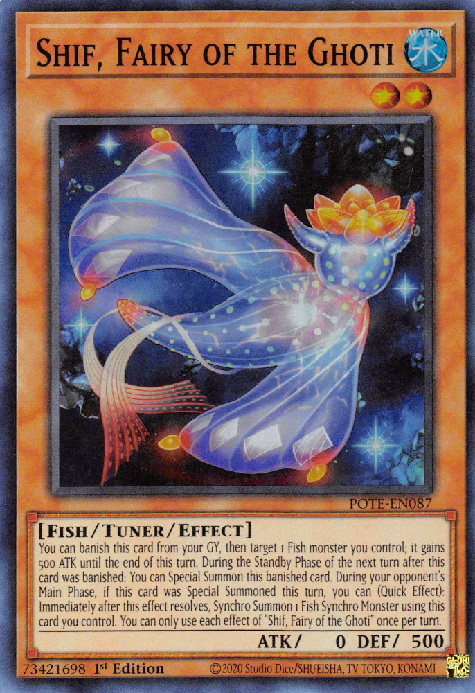 Shif, Fairy of the Ghoti [POTE-EN087] Super Rare | Jomio and Rueliete's Cards and Comics