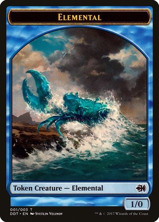 Elemental Token [Duel Decks: Merfolk vs. Goblins Tokens] | Jomio and Rueliete's Cards and Comics
