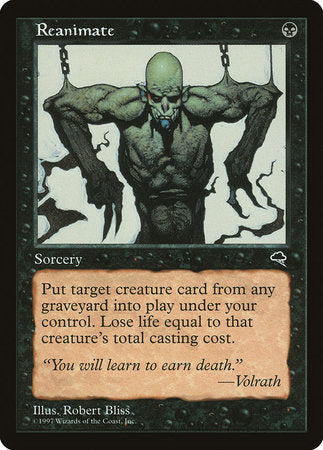 Reanimate [Tempest] | Jomio and Rueliete's Cards and Comics