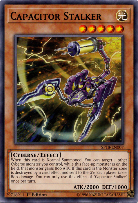 Capacitor Stalker [SP18-EN007] Common | Jomio and Rueliete's Cards and Comics