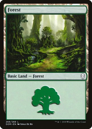 Forest (266) [Dominaria] | Jomio and Rueliete's Cards and Comics