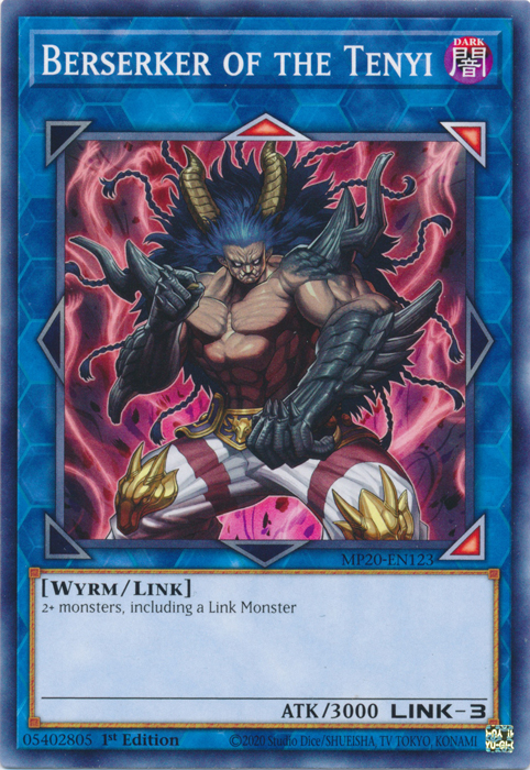 Berserker of the Tenyi [MP20-EN123] Common | Jomio and Rueliete's Cards and Comics