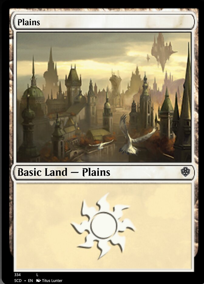 Plains (334) [Starter Commander Decks] | Jomio and Rueliete's Cards and Comics