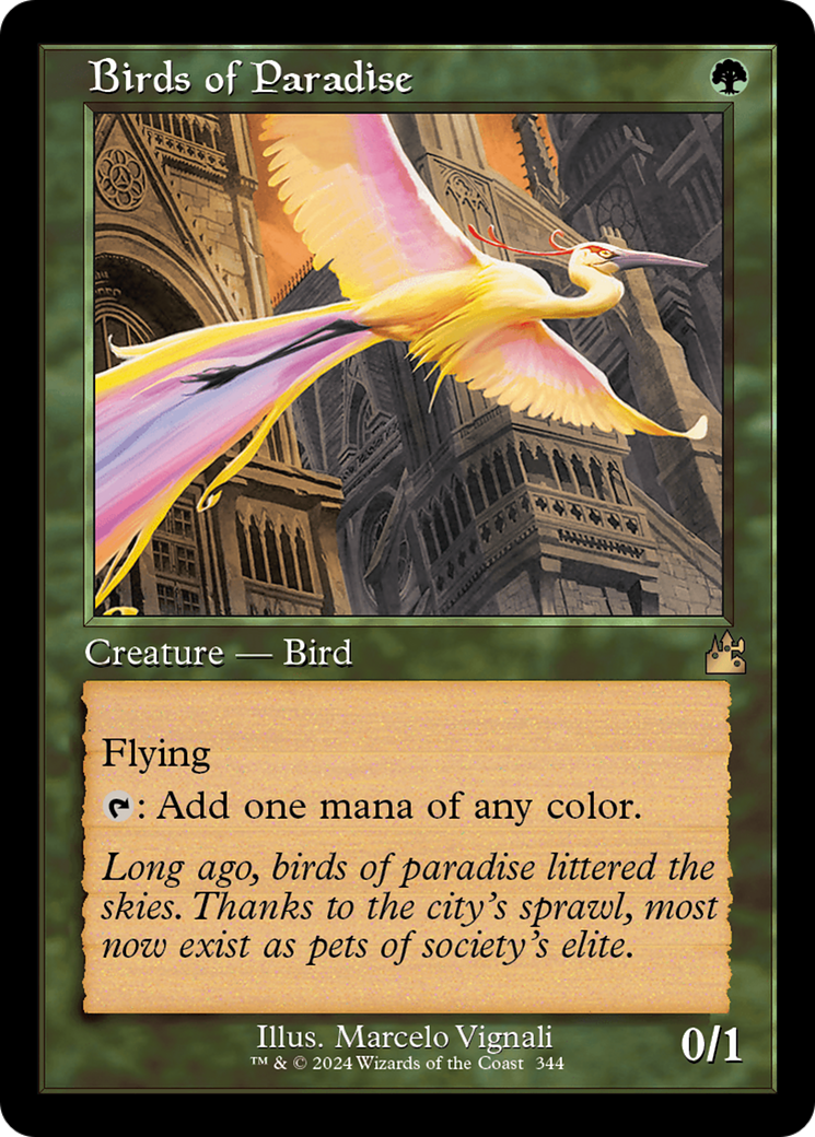 Birds of Paradise (Retro) [Ravnica Remastered] | Jomio and Rueliete's Cards and Comics