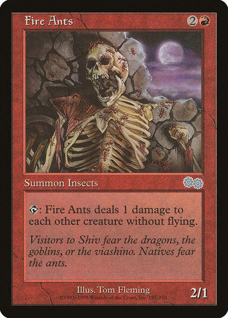 Fire Ants [Urza's Saga] | Jomio and Rueliete's Cards and Comics