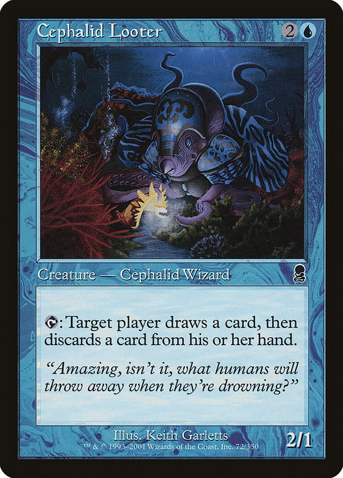 Cephalid Looter (Misprinted) [Odyssey] | Jomio and Rueliete's Cards and Comics