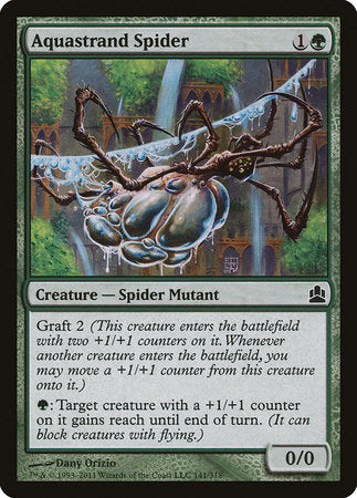 Aquastrand Spider [Commander 2011] | Jomio and Rueliete's Cards and Comics