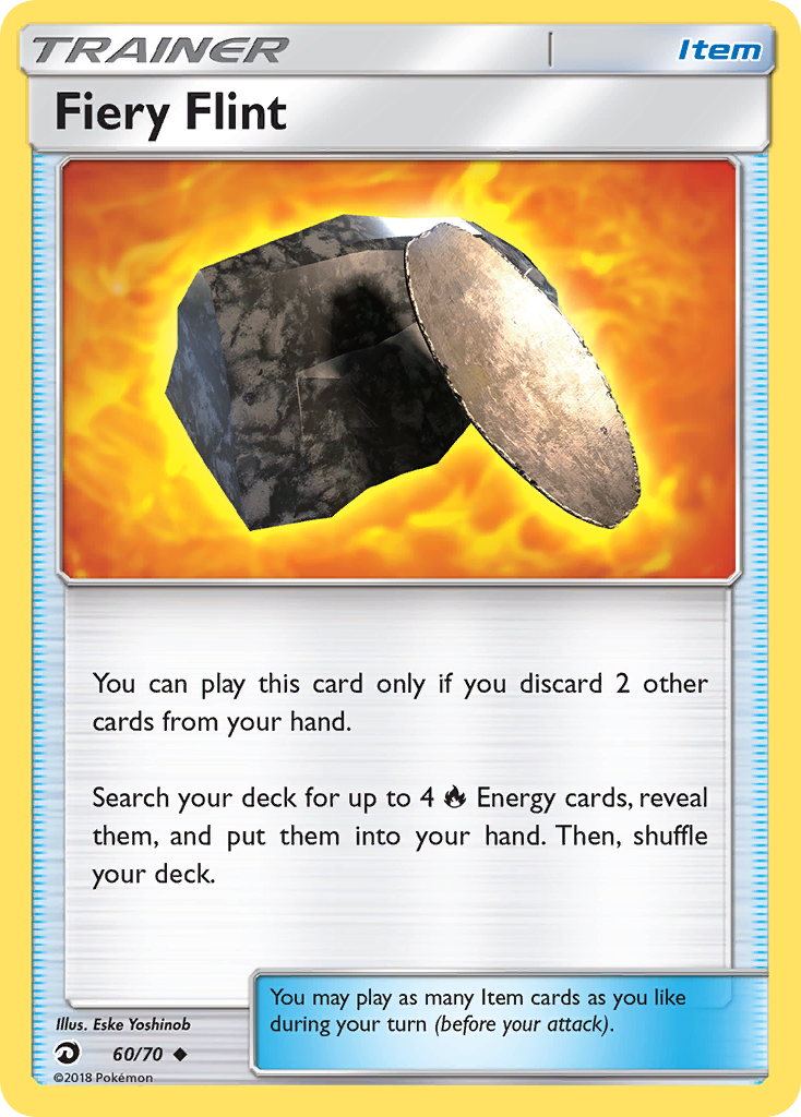 Fiery Flint (60/70) [Sun & Moon: Dragon Majesty] | Jomio and Rueliete's Cards and Comics