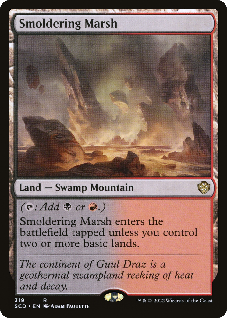 Smoldering Marsh [Starter Commander Decks] | Jomio and Rueliete's Cards and Comics