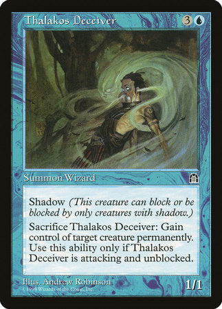 Thalakos Deceiver [Stronghold] | Jomio and Rueliete's Cards and Comics
