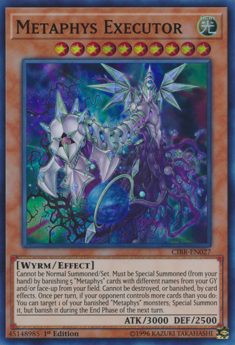 Metaphys Executor [CIBR-EN027] Super Rare | Jomio and Rueliete's Cards and Comics