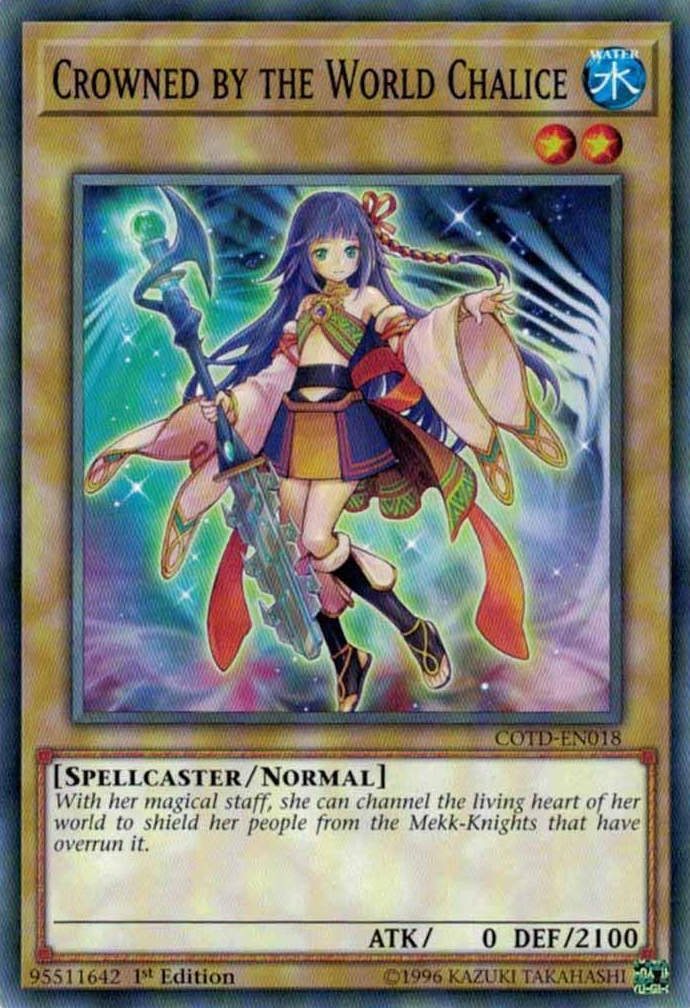 Crowned by the World Chalice [COTD-EN018] Common | Jomio and Rueliete's Cards and Comics