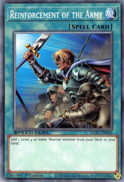 Reinforcement of the Army [SGX1-ENA14] Common | Jomio and Rueliete's Cards and Comics