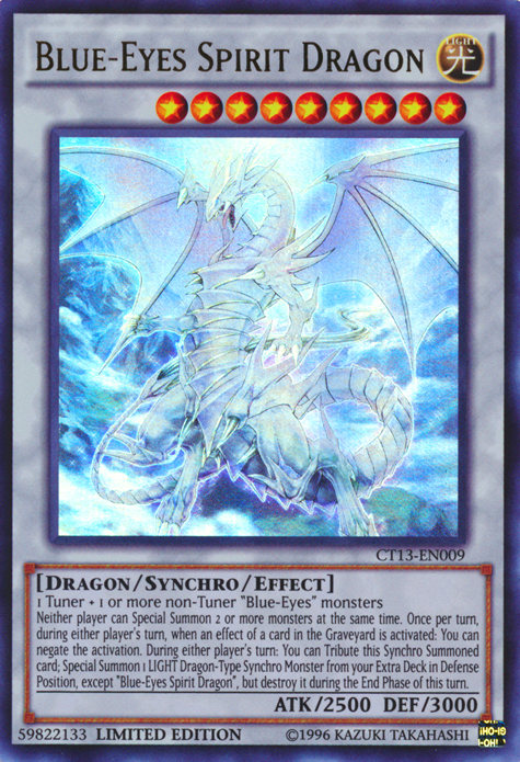 Blue-Eyes Spirit Dragon [CT13-EN009] Ultra Rare | Jomio and Rueliete's Cards and Comics
