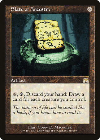 Slate of Ancestry [Onslaught] | Jomio and Rueliete's Cards and Comics