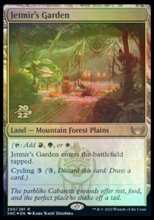 Jetmir's Garden [Streets of New Capenna Prerelease Promos] | Jomio and Rueliete's Cards and Comics