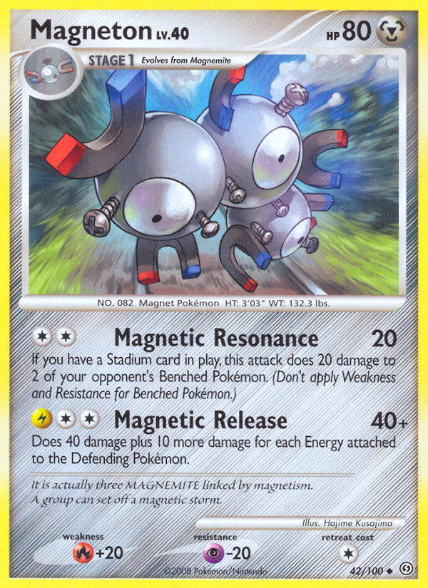 Magneton (42/100) [Diamond & Pearl: Stormfront] | Jomio and Rueliete's Cards and Comics