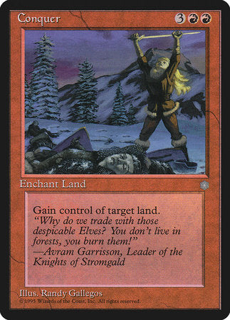 Conquer [Ice Age] | Jomio and Rueliete's Cards and Comics