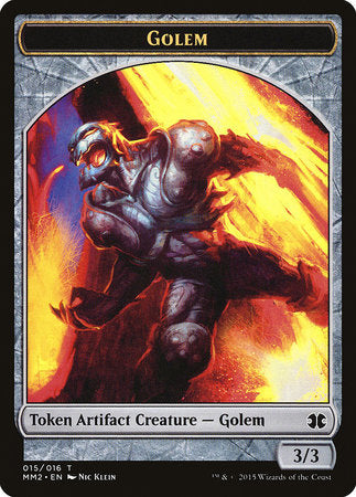 Golem Token [Modern Masters 2015 Tokens] | Jomio and Rueliete's Cards and Comics