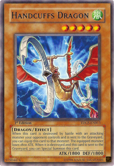 Handcuffs Dragon [TDGS-EN013] Rare | Jomio and Rueliete's Cards and Comics