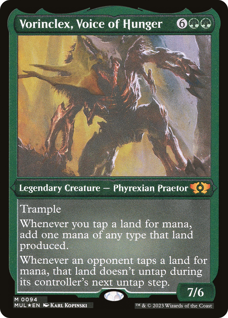 Vorinclex, Voice of Hunger (Foil Etched) [Multiverse Legends] | Jomio and Rueliete's Cards and Comics