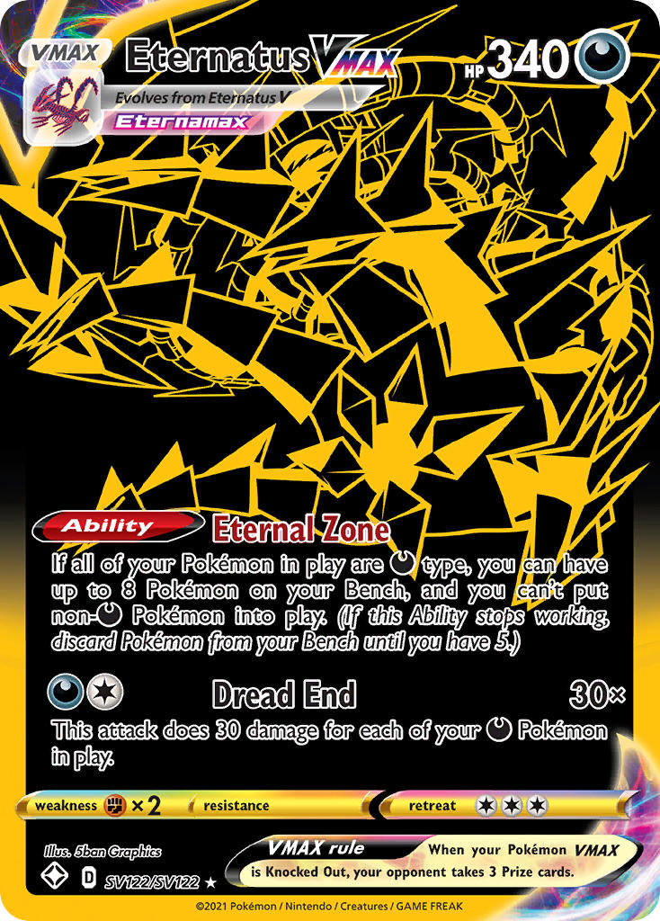 Eternatus VMAX (SV122/SV122) [Sword & Shield: Shining Fates] | Jomio and Rueliete's Cards and Comics