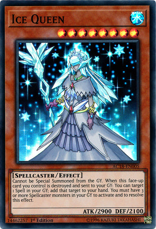 Ice Queen [AC18-EN005] Super Rare | Jomio and Rueliete's Cards and Comics