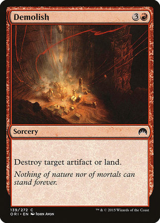 Demolish [Magic Origins] | Jomio and Rueliete's Cards and Comics