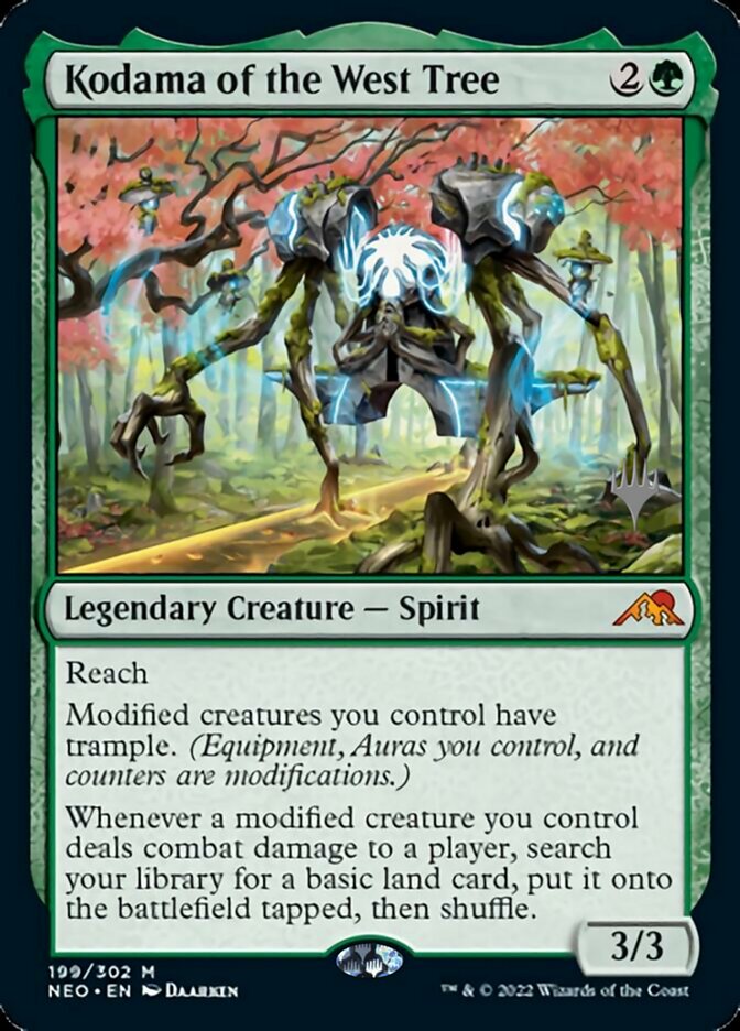 Kodama of the West Tree (Promo Pack) [Kamigawa: Neon Dynasty Promos] | Jomio and Rueliete's Cards and Comics