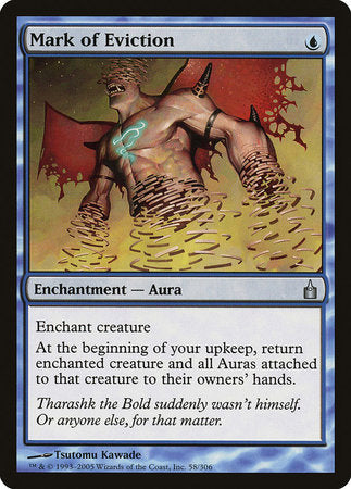Mark of Eviction [Ravnica: City of Guilds] | Jomio and Rueliete's Cards and Comics