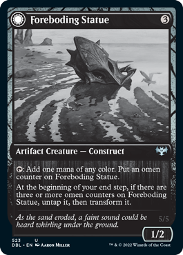 Foreboding Statue // Forsaken Thresher [Innistrad: Double Feature] | Jomio and Rueliete's Cards and Comics