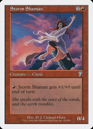 Storm Shaman [Seventh Edition] | Jomio and Rueliete's Cards and Comics