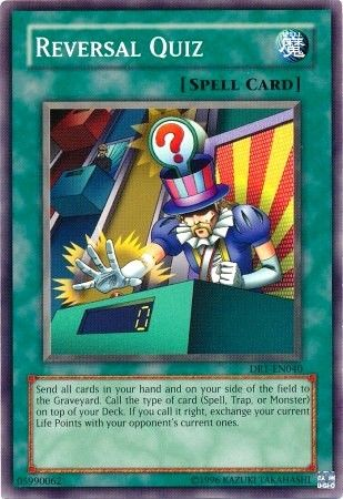 Reversal Quiz [DR1-EN040] Common | Jomio and Rueliete's Cards and Comics