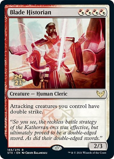 Blade Historian [Strixhaven: School of Mages Prerelease Promos] | Jomio and Rueliete's Cards and Comics