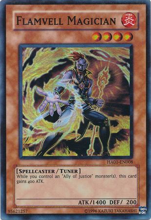 Flamvell Magician [HA01-EN008] Super Rare | Jomio and Rueliete's Cards and Comics