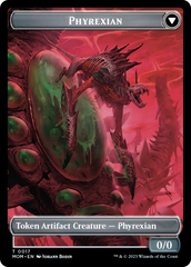 Incubator // Phyrexian (17) Double-Sided Token [March of the Machine Tokens] | Jomio and Rueliete's Cards and Comics