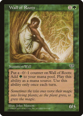 Wall of Roots [Mirage] | Jomio and Rueliete's Cards and Comics