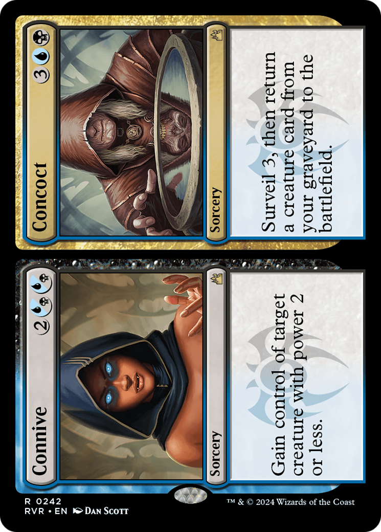Connive // Concoct [Ravnica Remastered] | Jomio and Rueliete's Cards and Comics