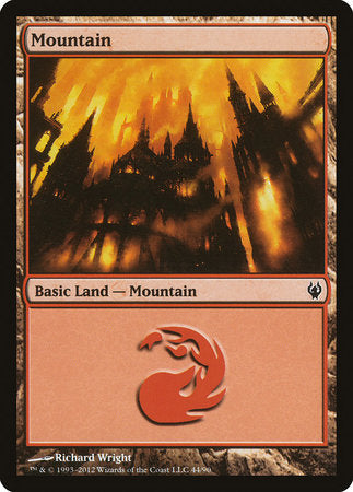 Mountain (44) [Duel Decks: Izzet vs. Golgari] | Jomio and Rueliete's Cards and Comics