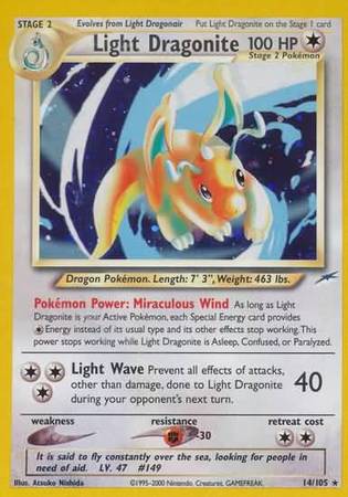 Light Dragonite (14/105) [Neo Destiny Unlimited] | Jomio and Rueliete's Cards and Comics