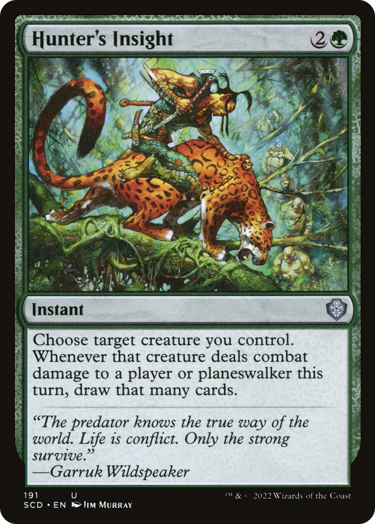 Hunter's Insight [Starter Commander Decks] | Jomio and Rueliete's Cards and Comics