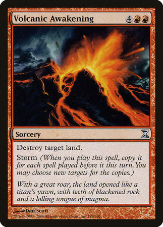 Volcanic Awakening [Time Spiral] | Jomio and Rueliete's Cards and Comics