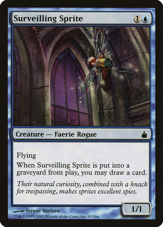Surveilling Sprite [Ravnica: City of Guilds] | Jomio and Rueliete's Cards and Comics